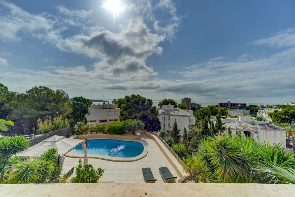 3. Sea views from a villa for sale in Cas Catala 