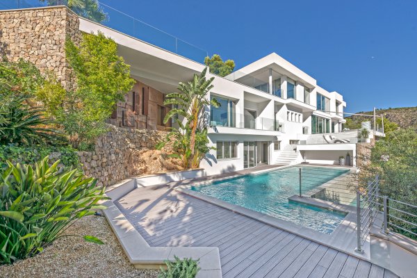Neubau Villa mit privatem Pool und Meerblick Immobilie zu verkaufen in Mallorca Costa du00b4en Blanes